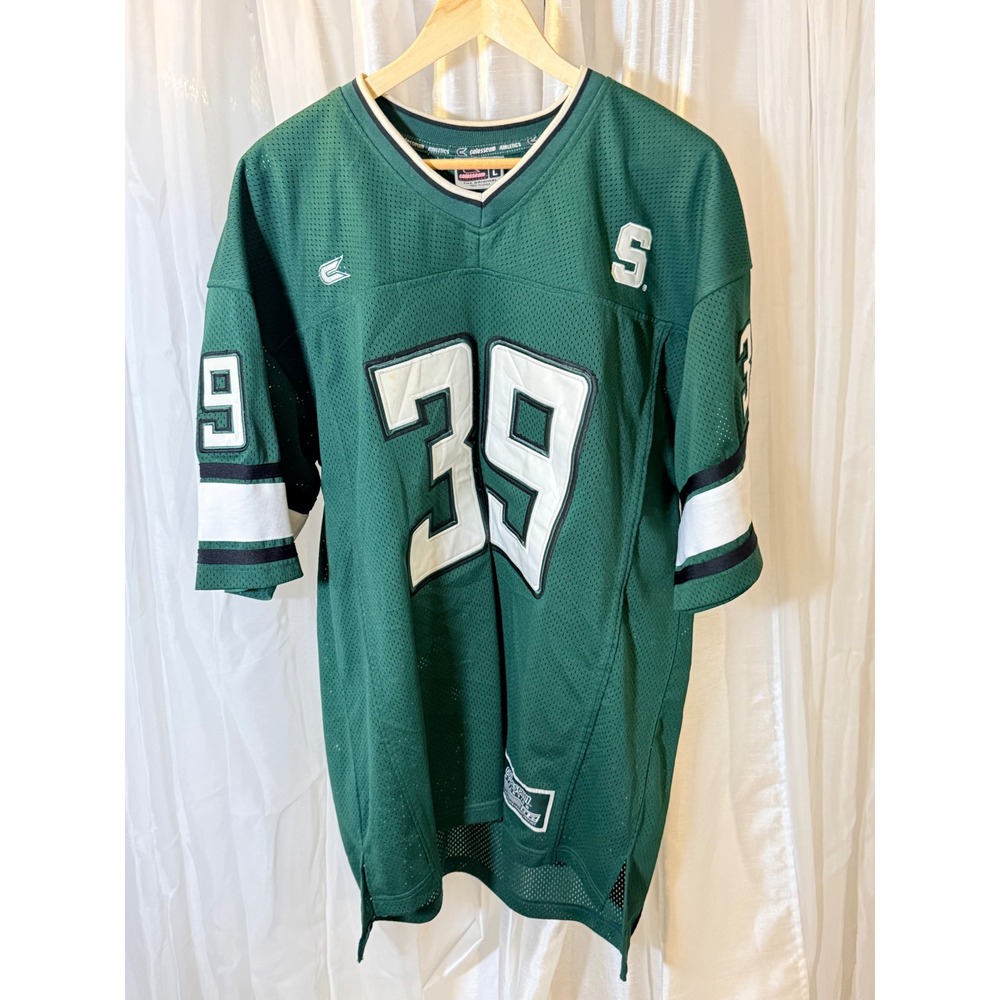 Colosseum Michigan State Spartans Jersey Mens Large Green Football #39 Stitched